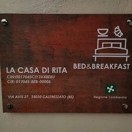 Frühstückspension La Casa Di Rita Castrezatto